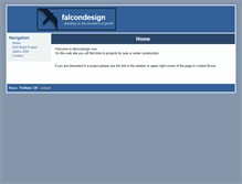Tablet Screenshot of falcondesign.com